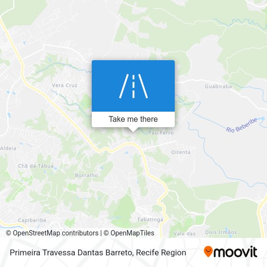 Primeira Travessa Dantas Barreto map
