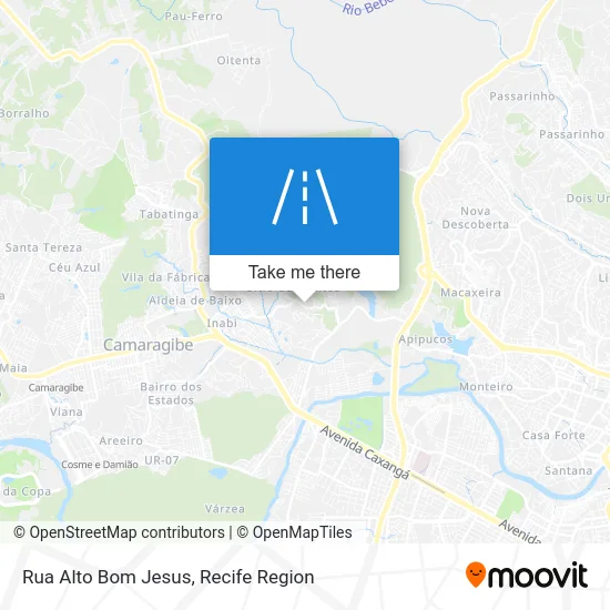 Rua Alto Bom Jesus map