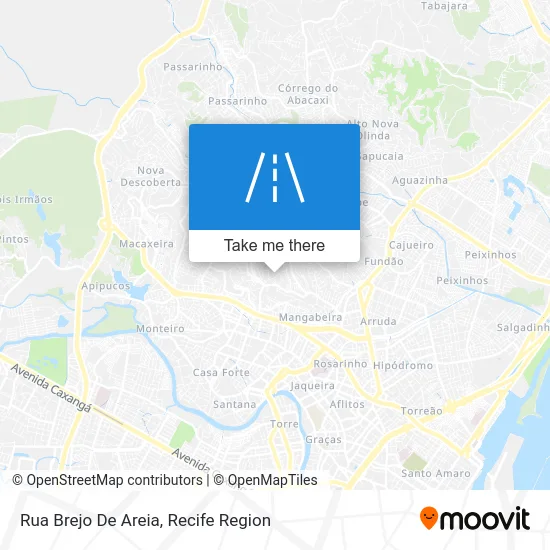 Rua Brejo De Areia map