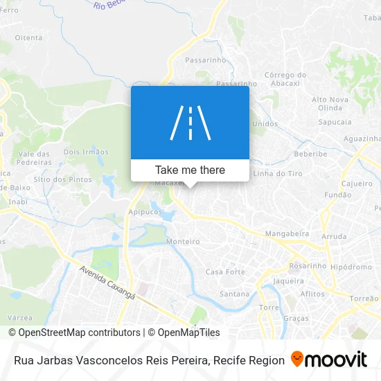 Rua Jarbas Vasconcelos Reis Pereira map