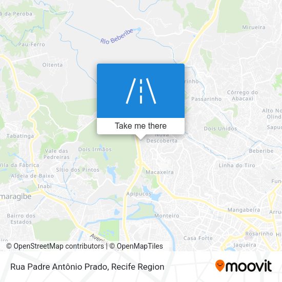 Rua Padre Antônio Prado map