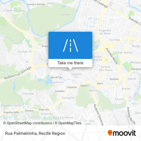 Rua Palmeirinha map