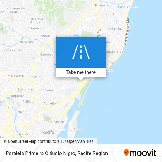 Paralela Primeira Cláudio Nigro map