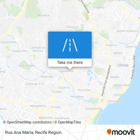 Rua Ana Maria map