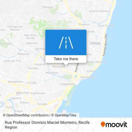 Rua Professor Dionísio Maciel Monteiro map