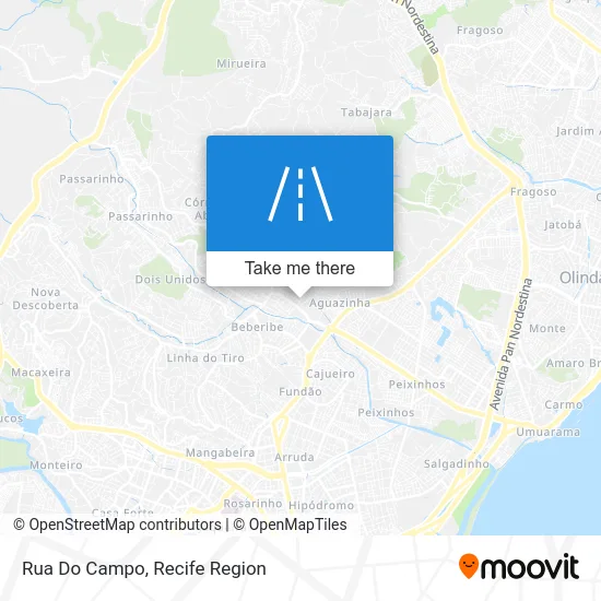 Rua Do Campo map