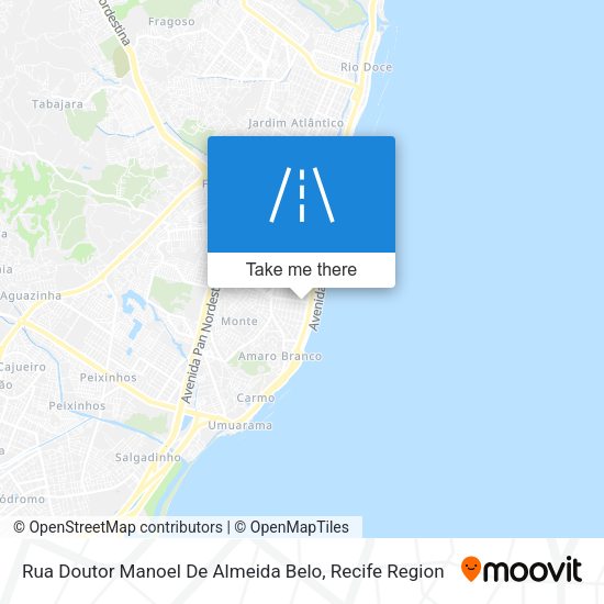 Rua Doutor Manoel De Almeida Belo map