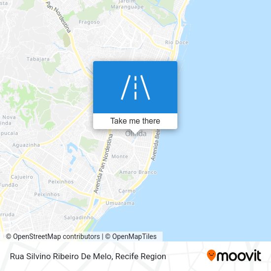 Rua Silvino Ribeiro De Melo map