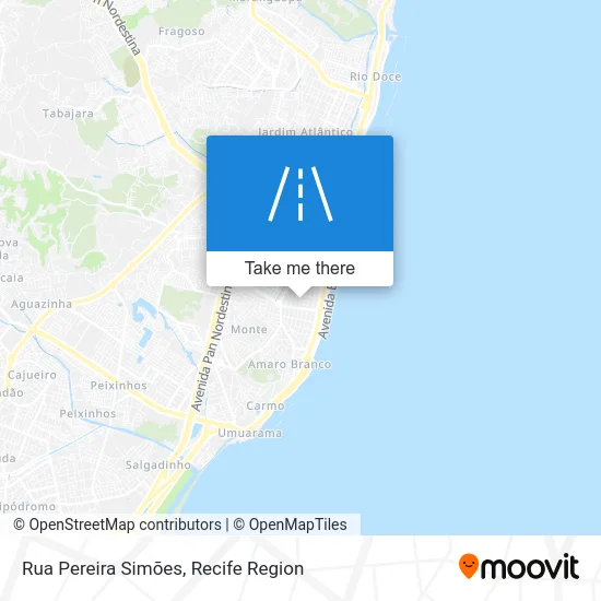 Rua Pereira Simões map