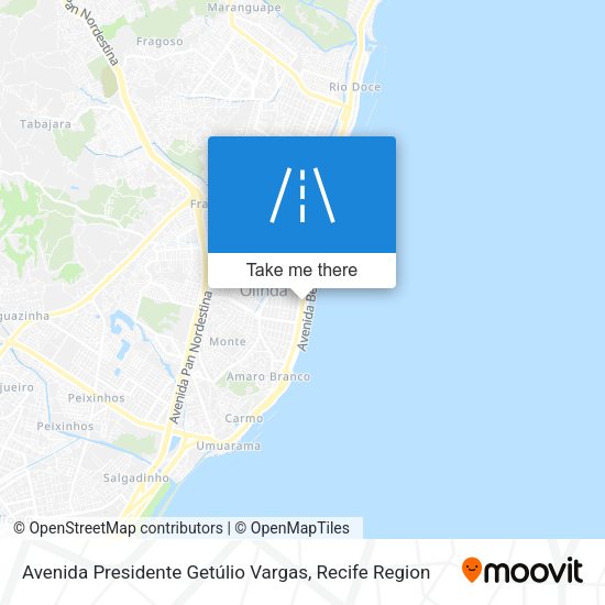 Avenida Presidente Getúlio Vargas map