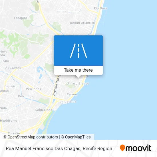 Rua Manuel Francisco Das Chagas map