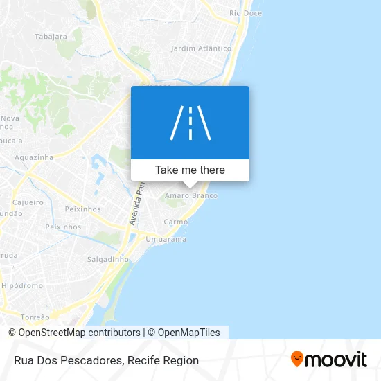 Rua Dos Pescadores map