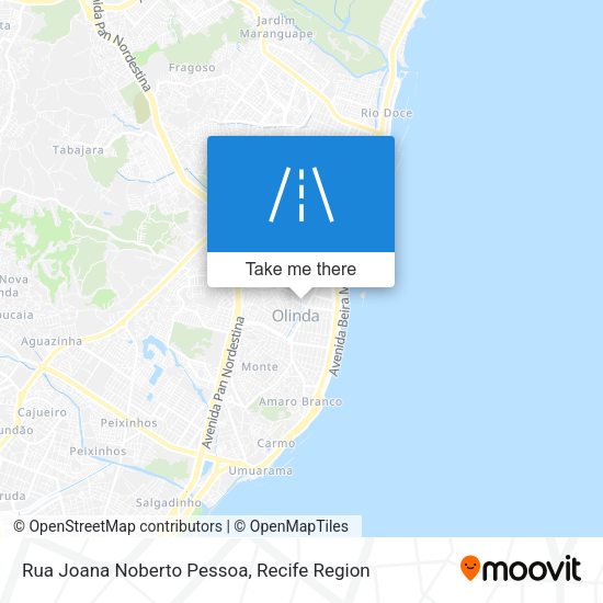 Rua Joana Noberto Pessoa map