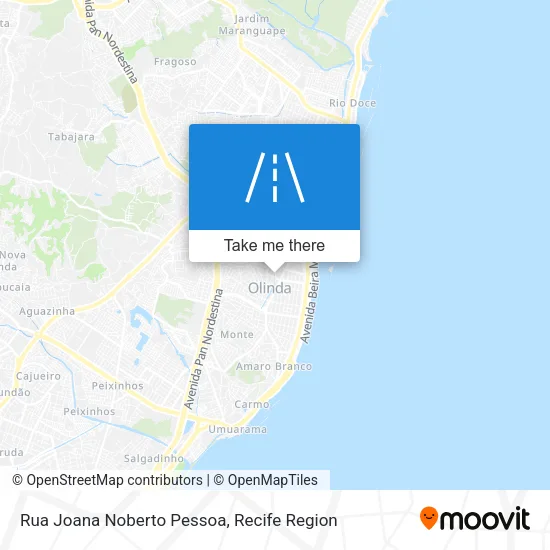 Rua Joana Noberto Pessoa map