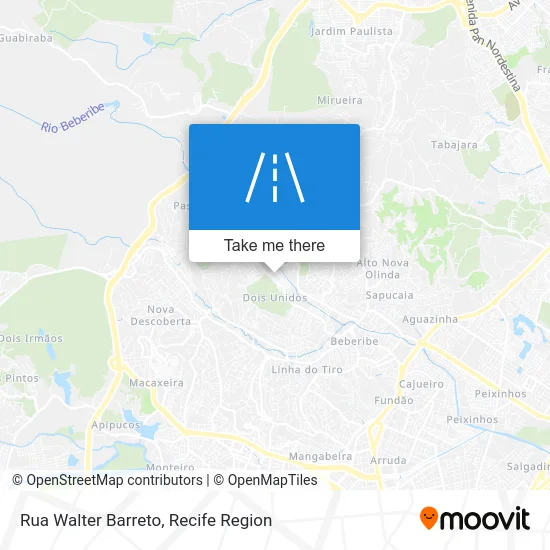 Rua Walter Barreto map