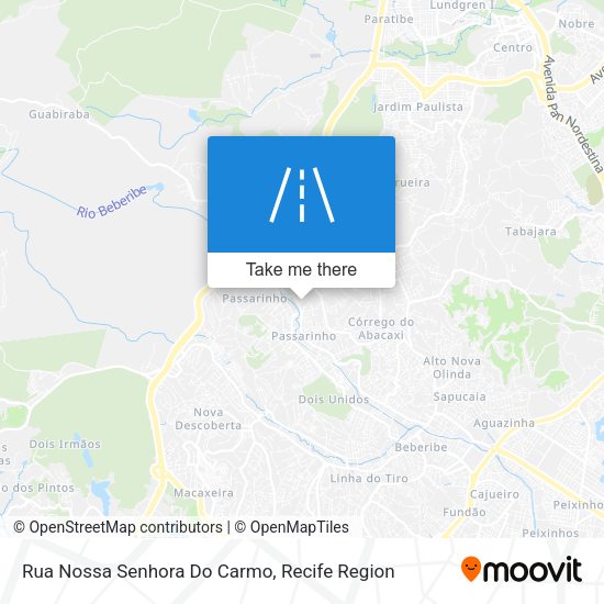 Rua Nossa Senhora Do Carmo map