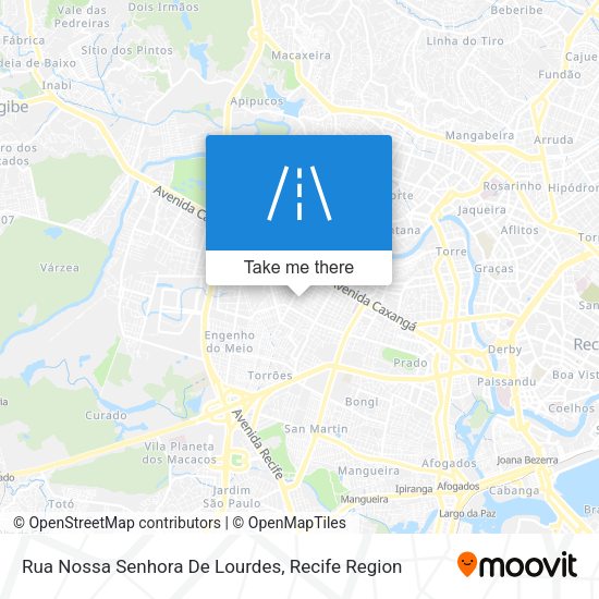 Rua Nossa Senhora De Lourdes map
