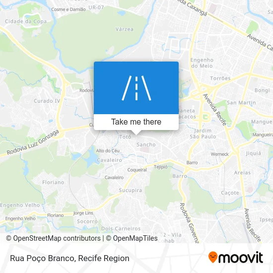 Rua Poço Branco map