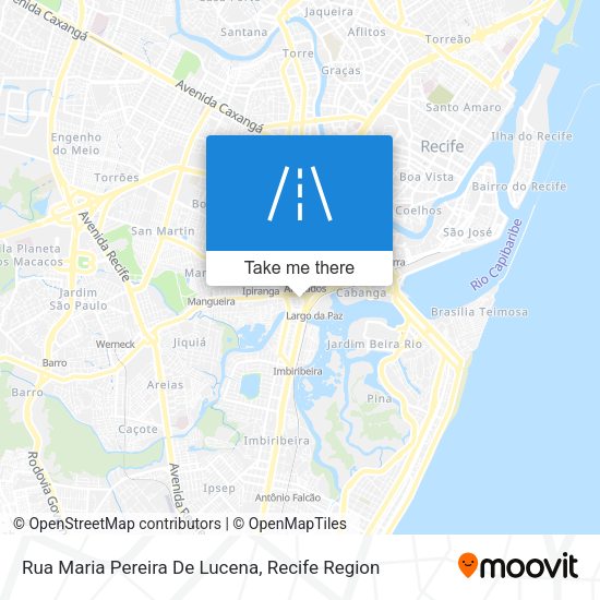 Rua Maria Pereira De Lucena map