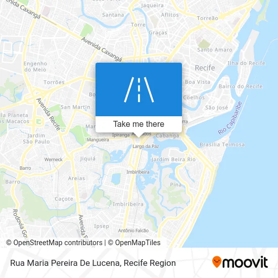 Rua Maria Pereira De Lucena map