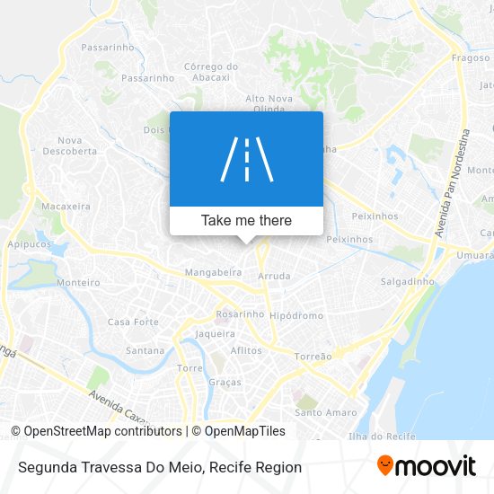 Segunda Travessa Do Meio map