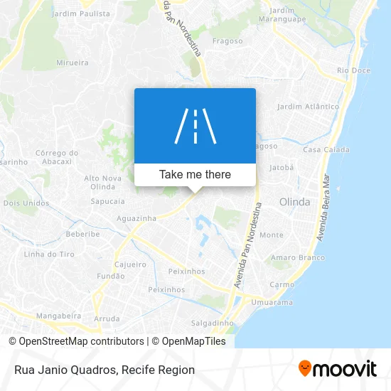 Rua Janio Quadros map