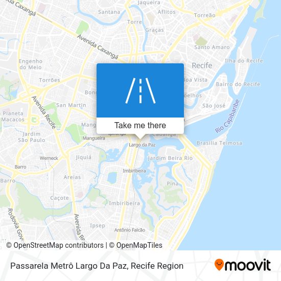Passarela Metrô Largo Da Paz map