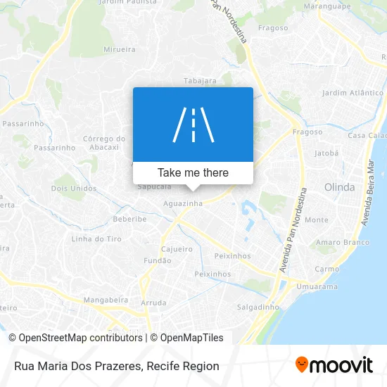 Rua Maria Dos Prazeres map