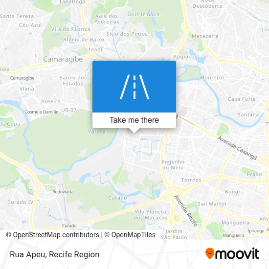 Rua Apeu map