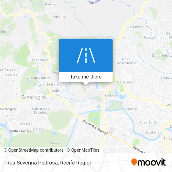 Rua Severina Pedrosa map