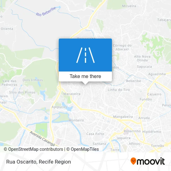 Rua Oscarito map
