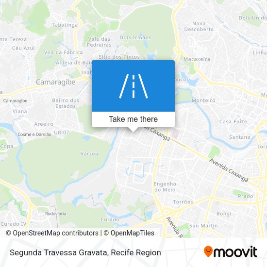 Segunda Travessa Gravata map
