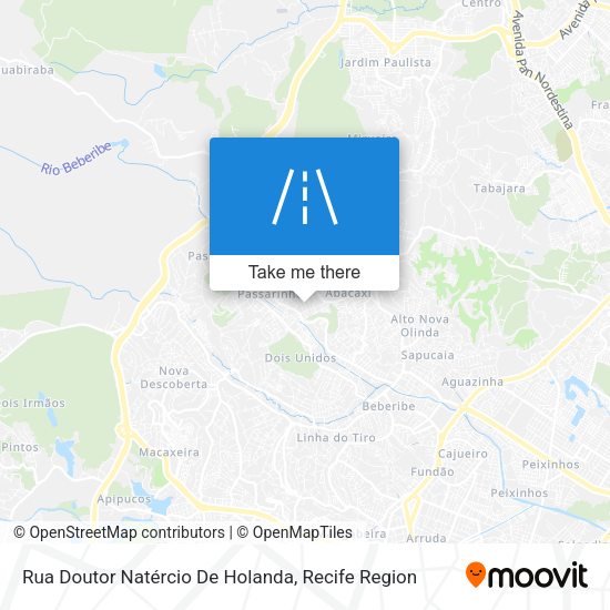 Rua Doutor Natércio De Holanda map