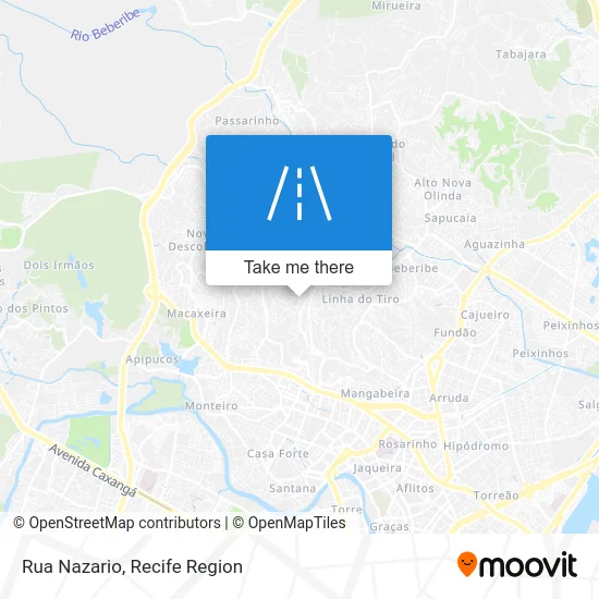 Rua Nazario map