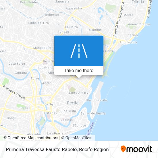 Primeira Travessa Fausto Rabelo map