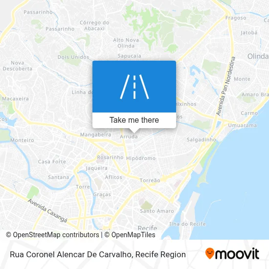 Rua Coronel Alencar De Carvalho map