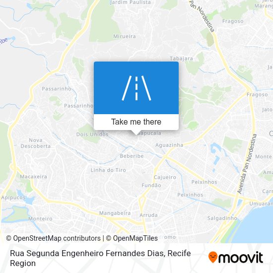 Rua Segunda Engenheiro Fernandes Dias map