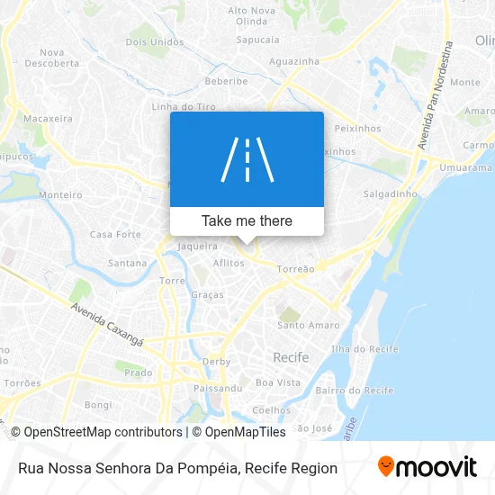Rua Nossa Senhora Da Pompéia map