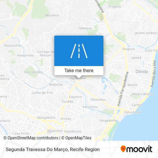 Segunda Travessa Do Março map