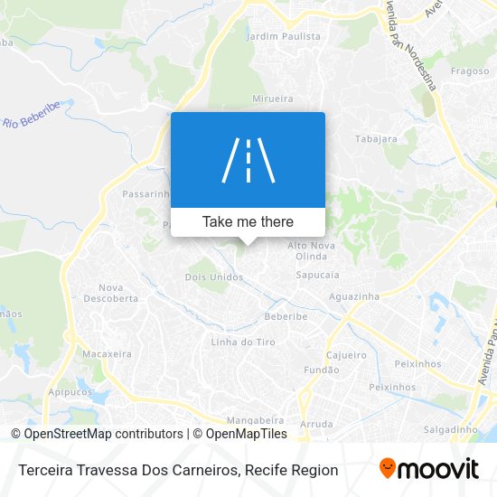Terceira Travessa Dos Carneiros map