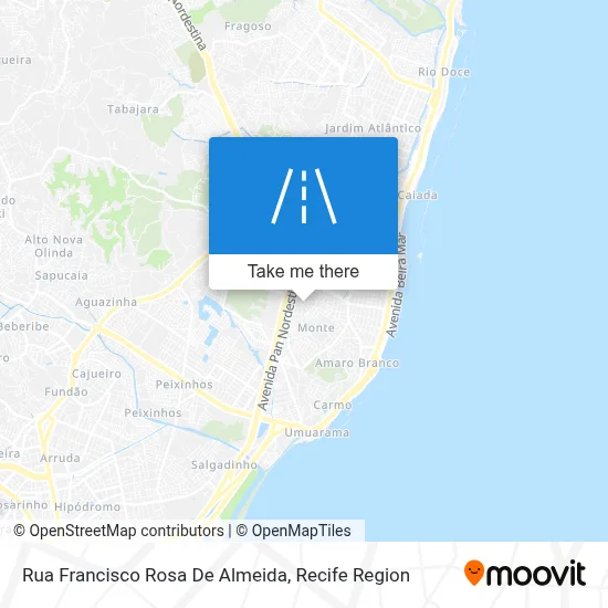 Rua Francisco Rosa De Almeida map