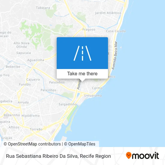 Rua Sebastiana Ribeiro Da Silva map
