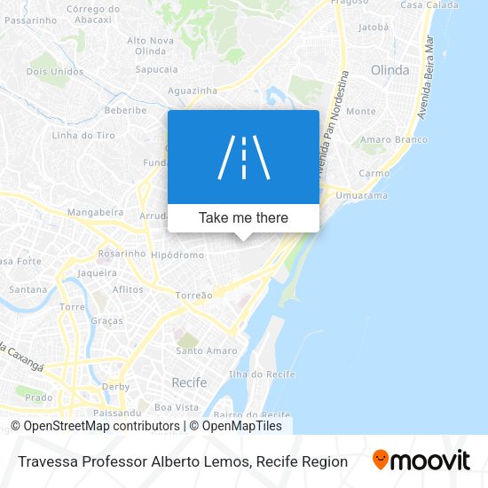 Travessa Professor Alberto Lemos map