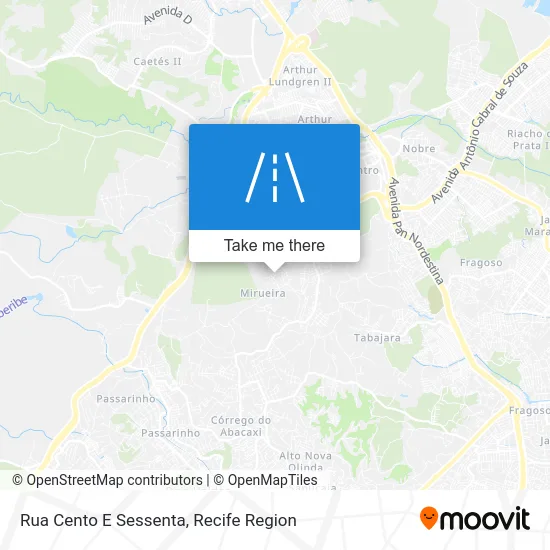 Rua Cento E Sessenta map