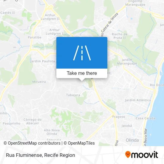 Rua Fluminense map