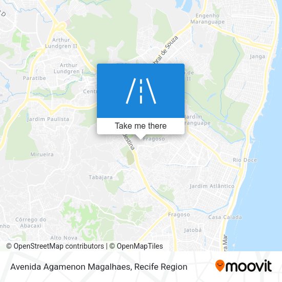 Avenida Agamenon Magalhaes map