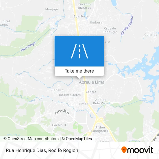 Rua Henrique Dias map