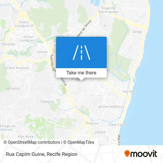 Rua Capim Guine map