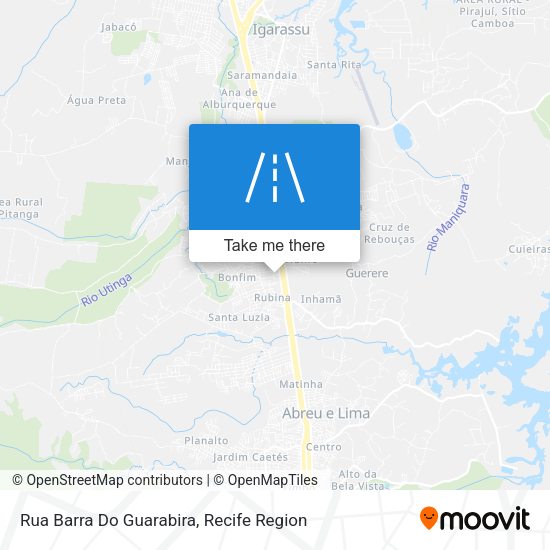 Rua Barra Do Guarabira map