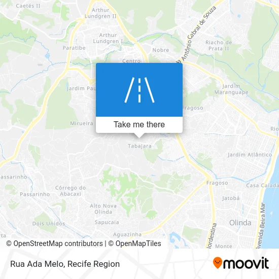 Rua Ada Melo map